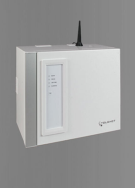 Gehäuse von Überttragungseinrichtung hiline1 mit Magnetfußantenne.