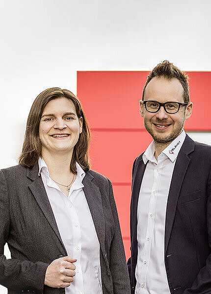 Anja Wunderle und Dr. Timo Stock.