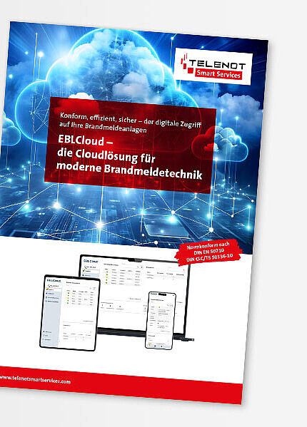 Titelseite der Broschüre zur EBLCloud.