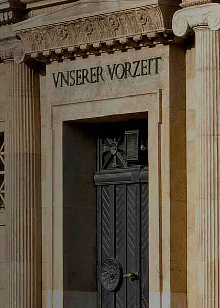 Fassade und Eingang des Landesmuseums