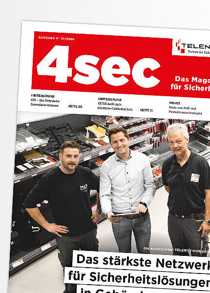 Titel des 4sec-Kundenmagazins