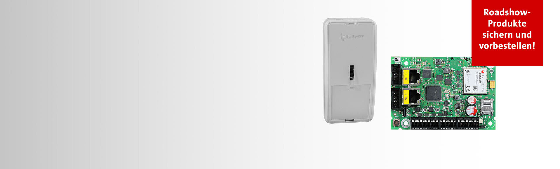 Nahaufnahme der Produkte.